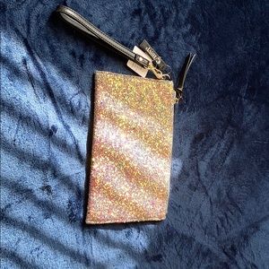 Multi Glittery Wristlet